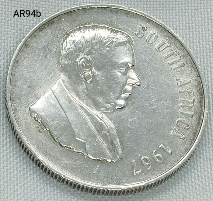 1967 RSA - R1 - .800 silver - proof in capsule