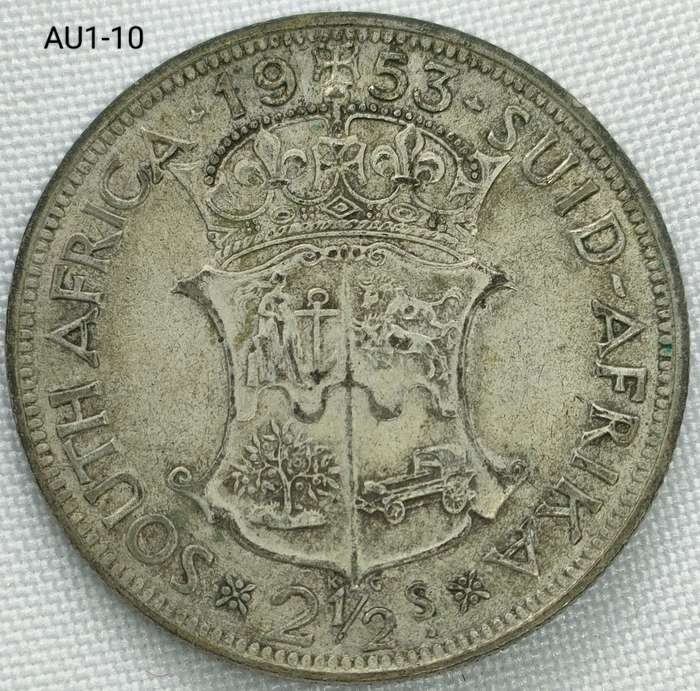 1953 Union of SA 2 1/2 shillings - half-crown