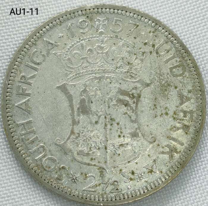 1957 Union of SA 2 1/2 shillings - half-crown