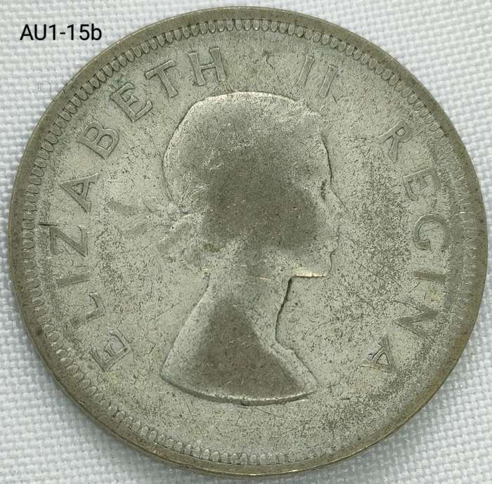 1954 Union of SA 2 1/2 shillings - half-crown