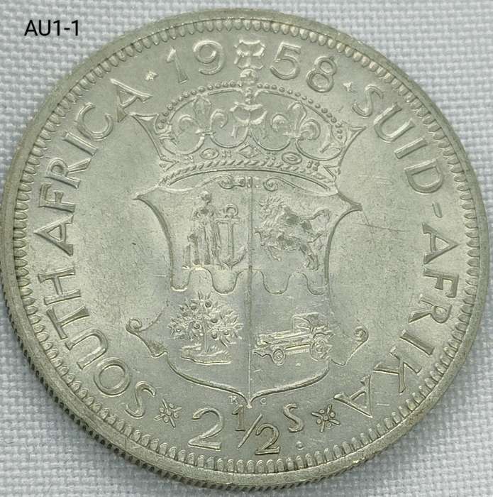 1958 Union of SA - 2 1/2 Shillings - half crown