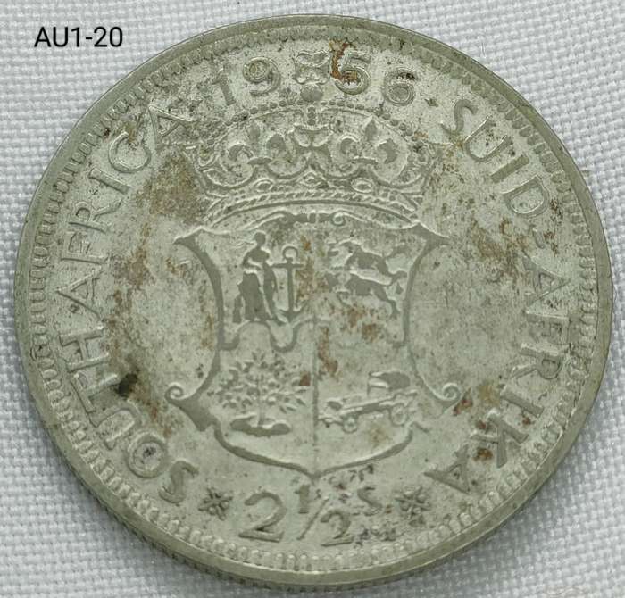 1956 Union of SA 1956 2 1/2 shillings - half-crown