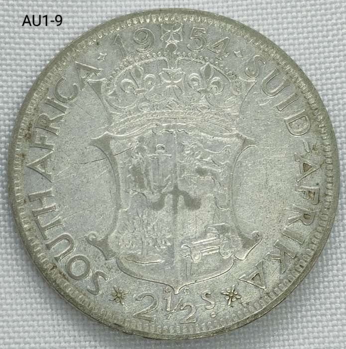 1954 Union of SA - 2 1/2 shillings - half crown