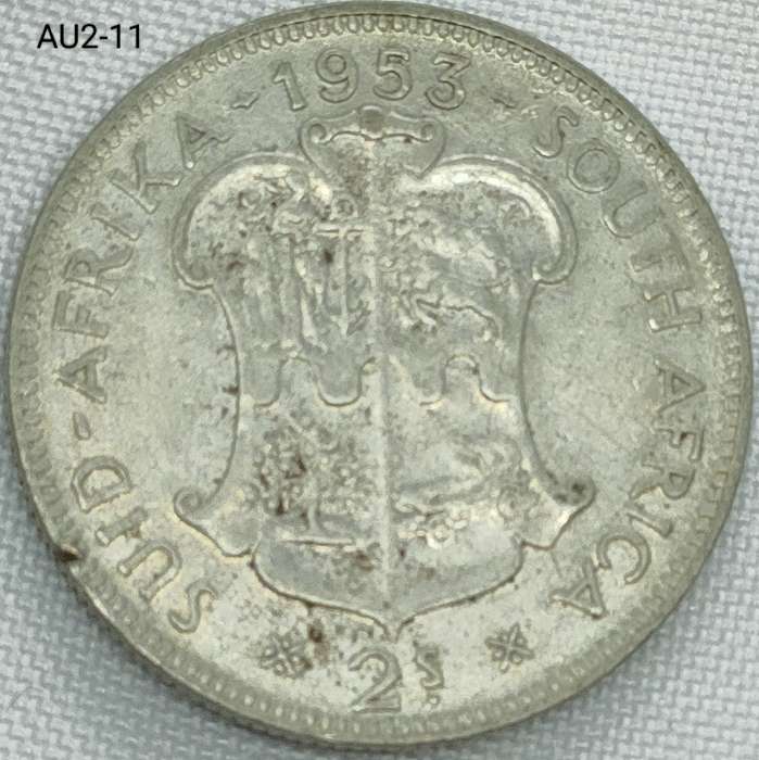 1953 Union of SA 2 shillings - florin