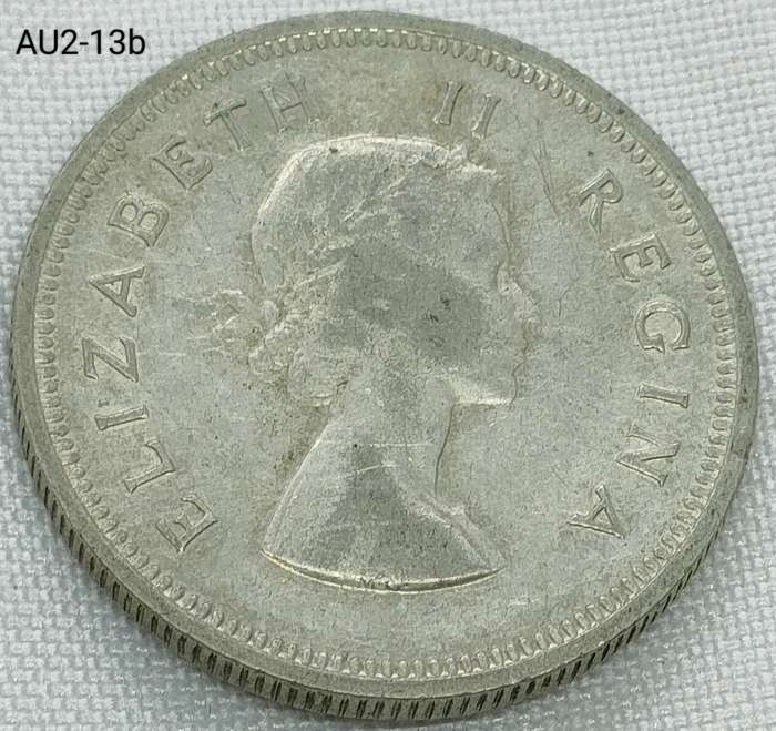 1954 Union of SA 2 shillings - florin