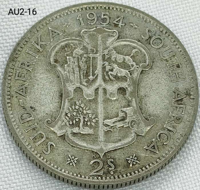 1954 Union of SA:2 shillings florin