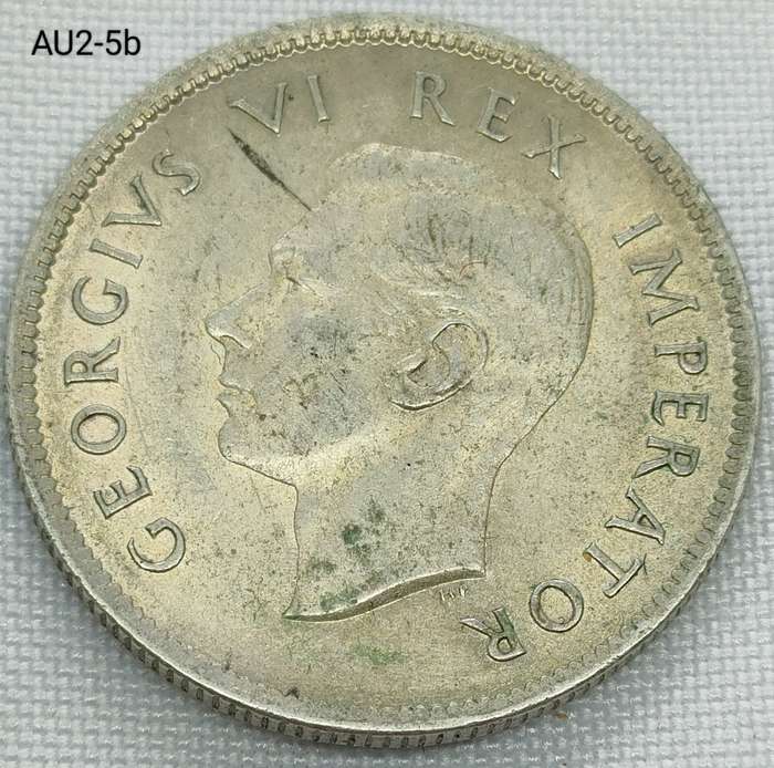 1941 Union of SA 2 shillings - florin -.800 silver coin