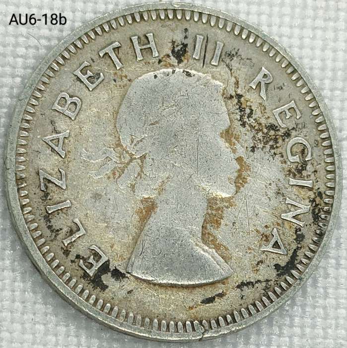 1953 Union of SA threepence - .500 silver coin