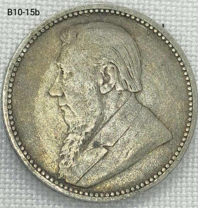 1896 ZAR sixpence - .925 coin