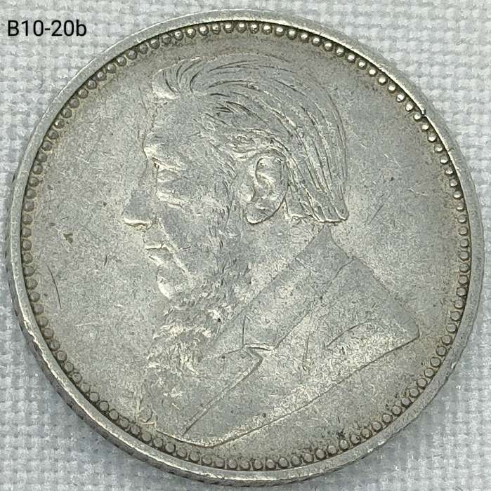 1896 ZAR sixpence - .925 coin