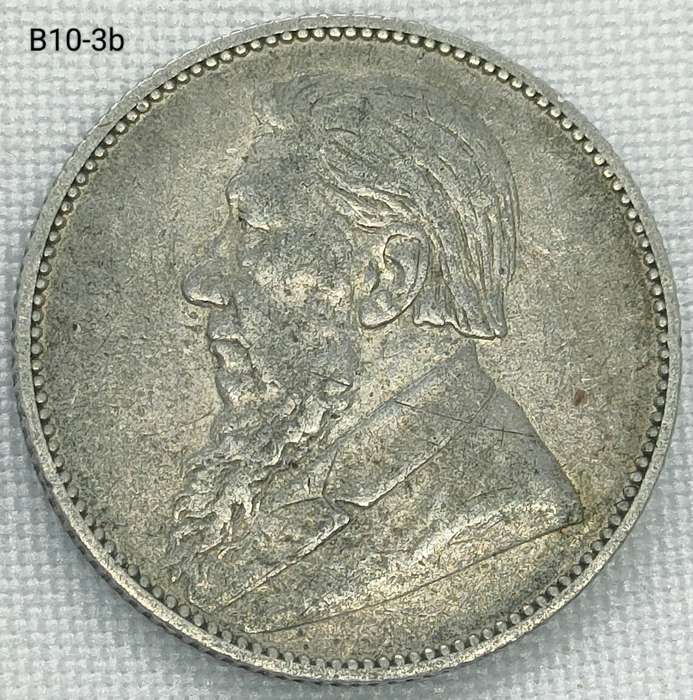 1896 ZAR 1 shilling - .925 coin