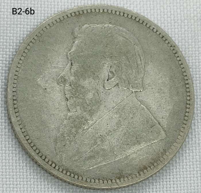 1892 ZAR 2 shillings - .925 coin