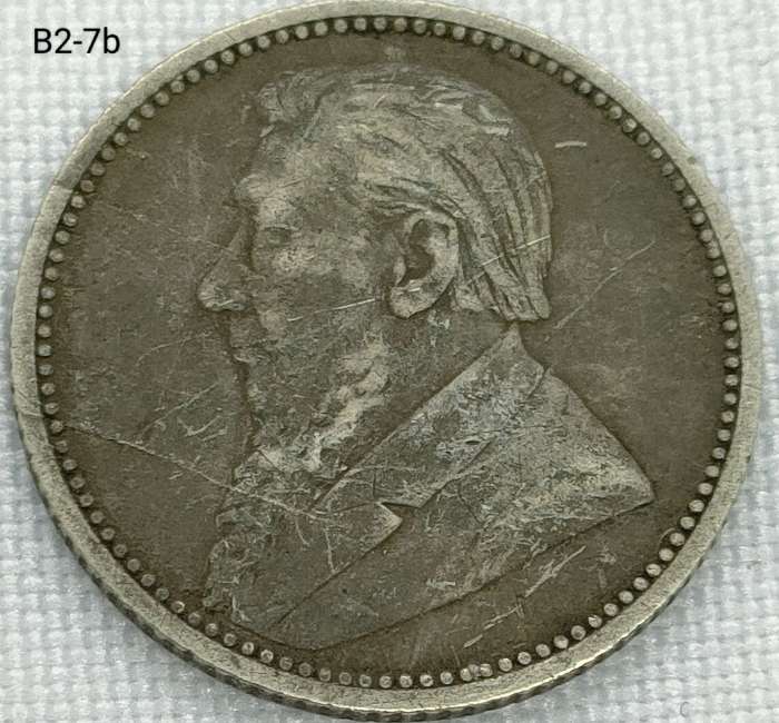 1893 ZAR sixpence - .925 coin
