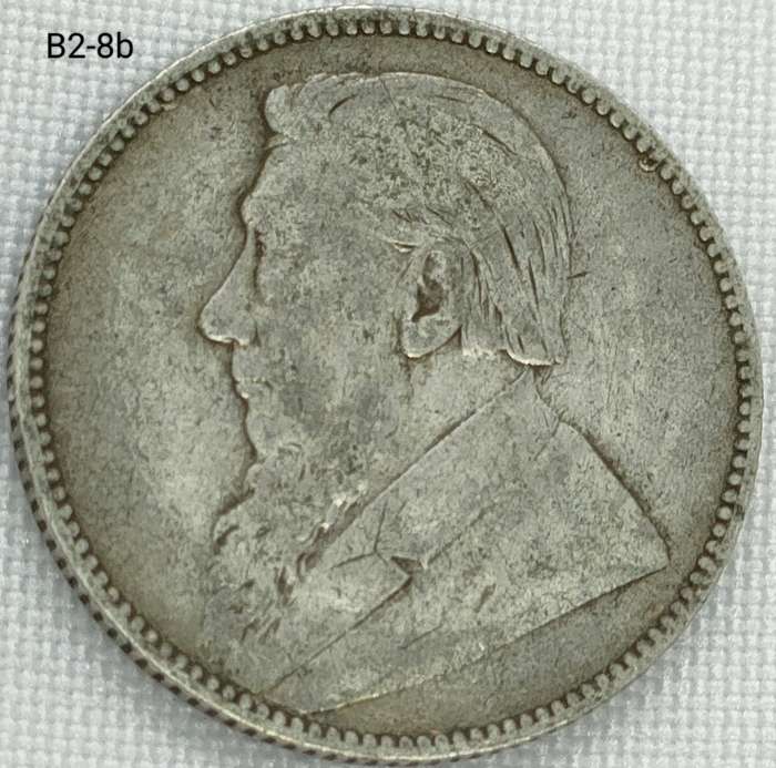 1896 ZAR 1 shilling - .925 coin
