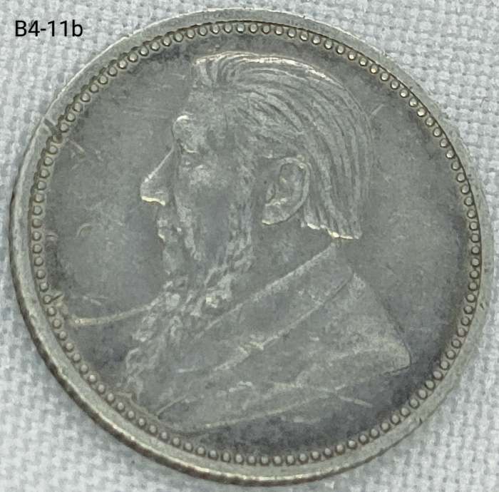 1895 ZAR sixpence - 925 coin