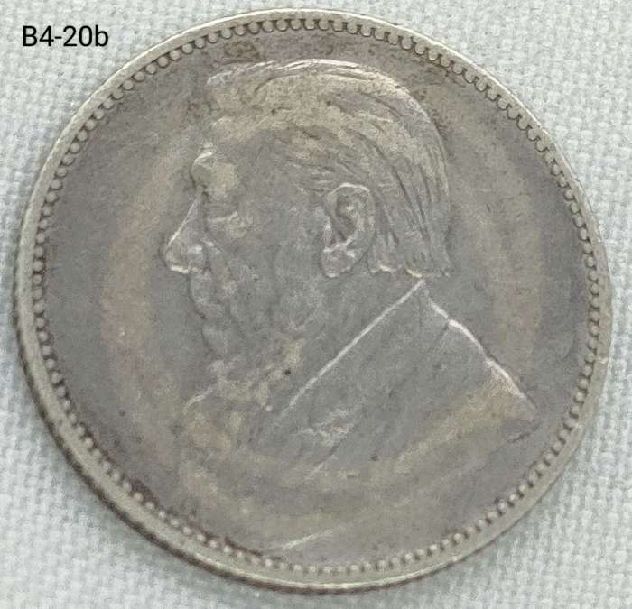 1895 ZAR 1 shilling - .925 coin