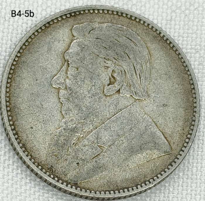 1894 ZAR 1 shilling - .925 coin