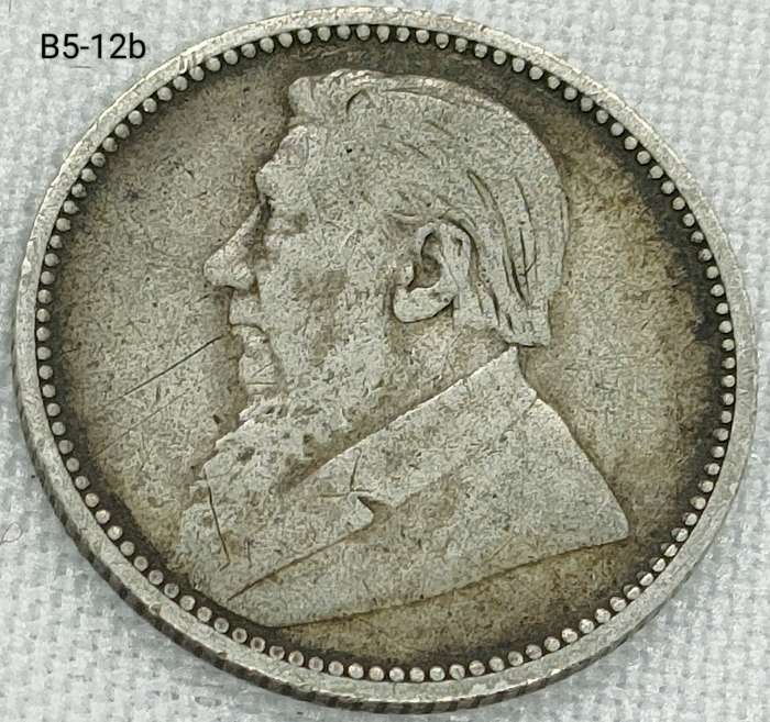1896 ZAR sixpence - .925 coin