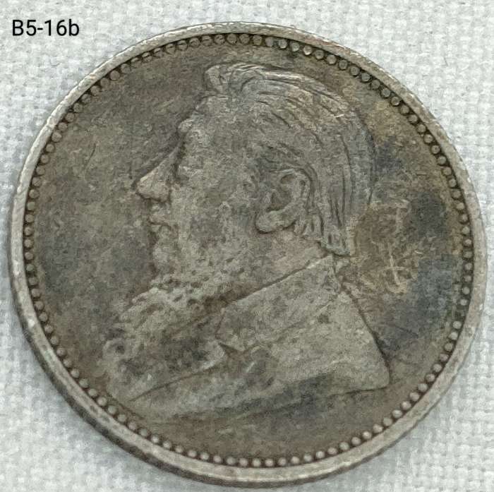 1896 ZAR sixpence - .925 coin