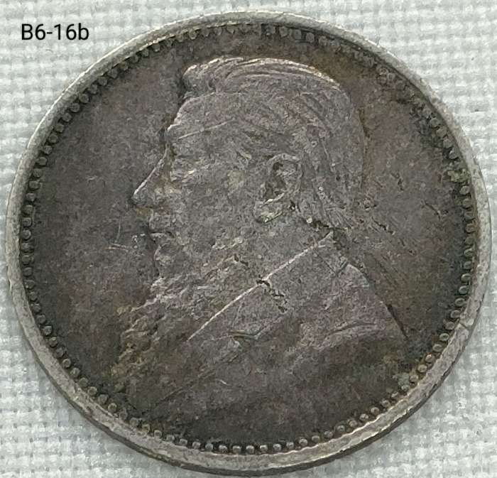 1896 ZAR threepence - .925 coin