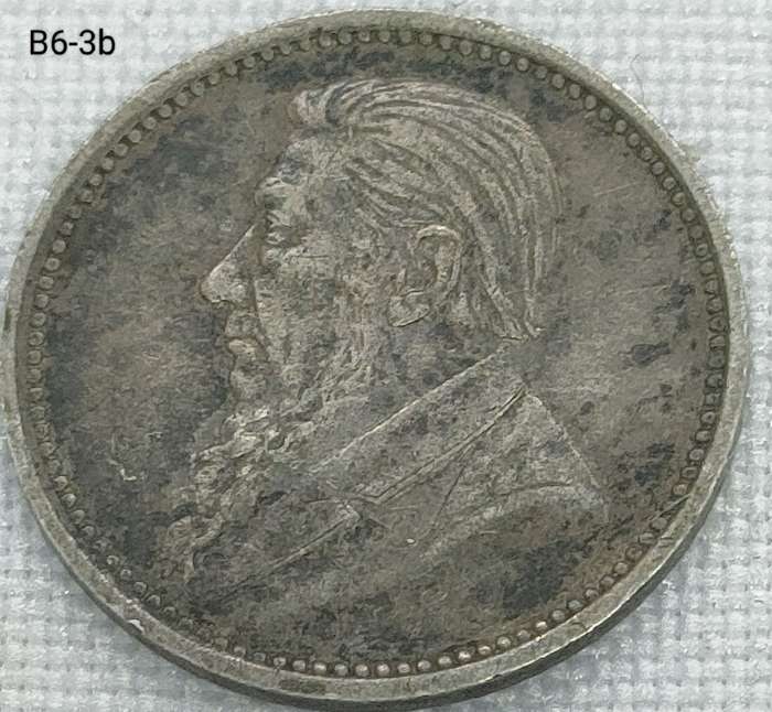 1897 ZAR threepence - .925 coin