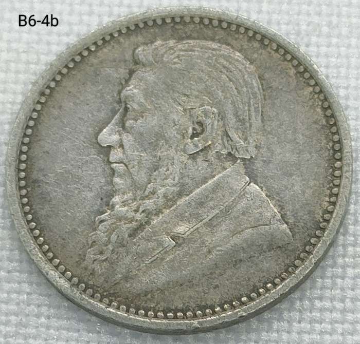 1897 ZAR threepence - .925 coin