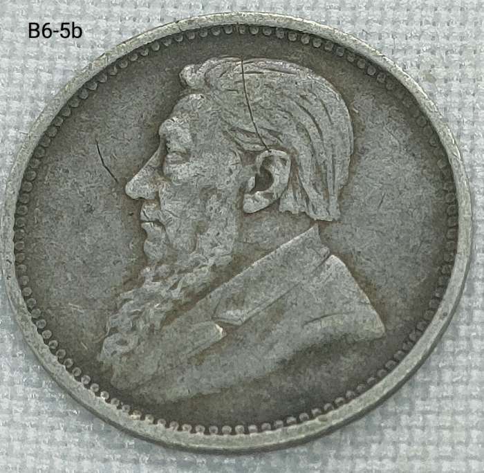 1896 ZAR threepence - .925 coin