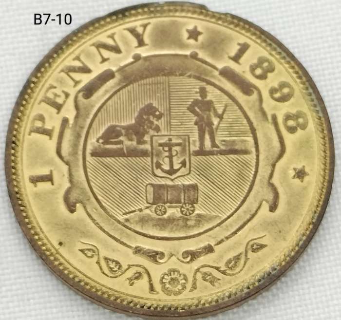 1898 ZAR penny