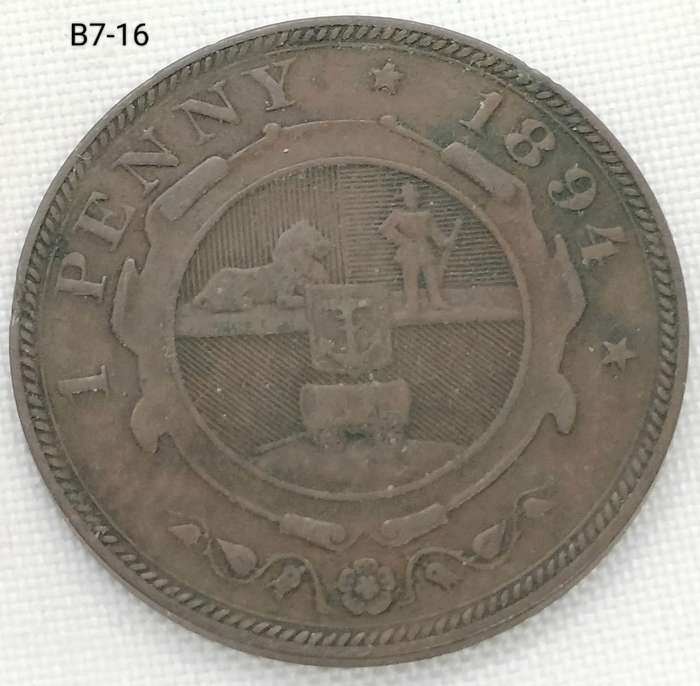 1894 ZAR penny