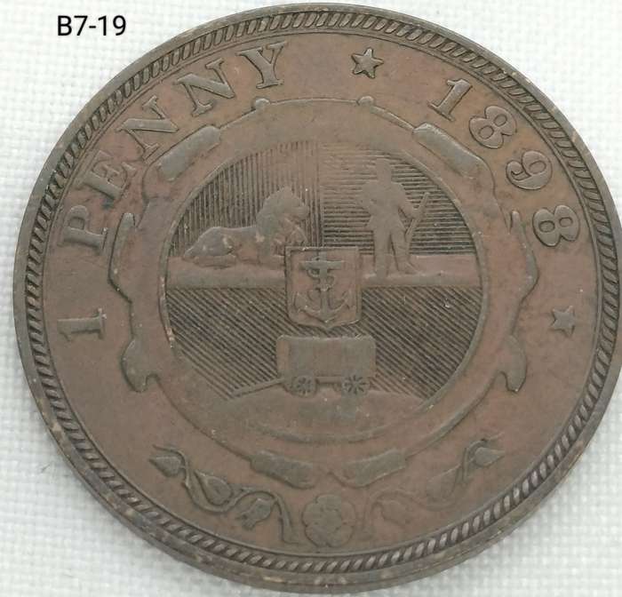 1898 ZAR penny