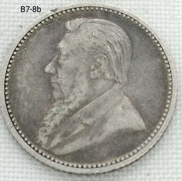 1894 ZAR sixpence - .925 coin