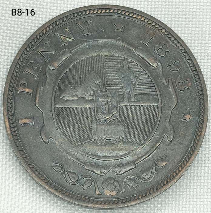 1898 ZAR penny