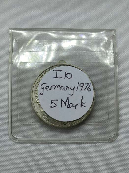 Bundesrepublik Deutschland 1976:  5 Mark (.625):