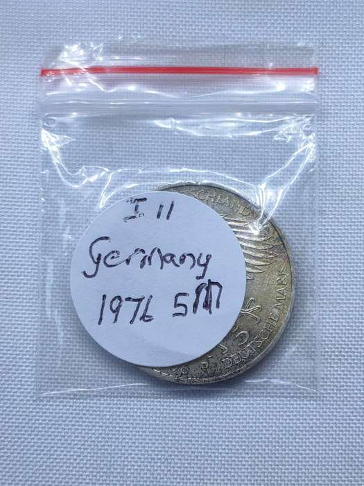 Bundesrepublik Deutschland 1976:  5 Mark (.625):