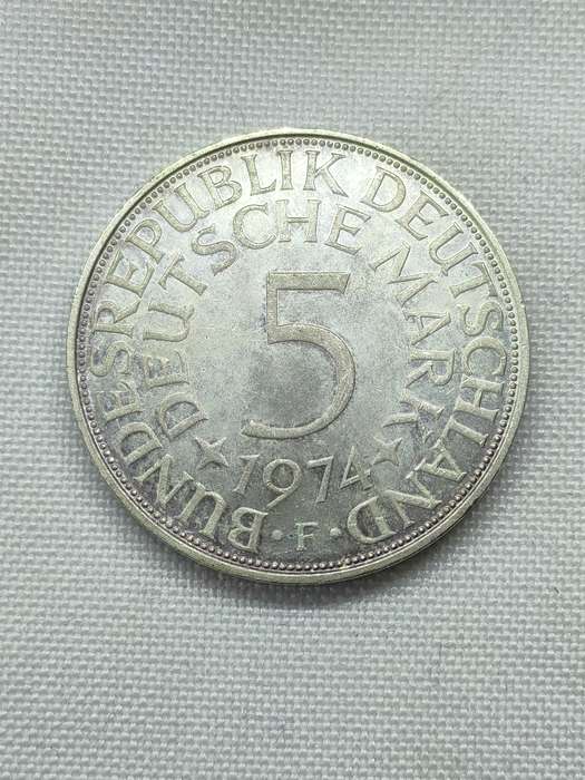 Bundesrepublik Deutschland 1974:  5 Mark (.625):