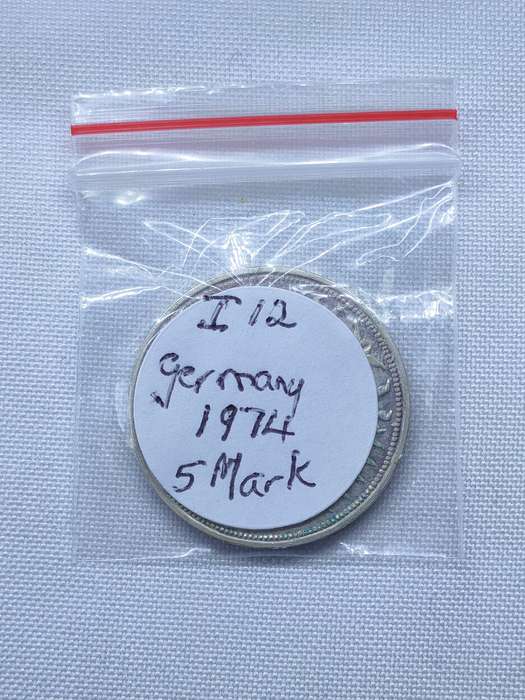 Bundesrepublik Deutschland 1974:  5 Mark (.625):