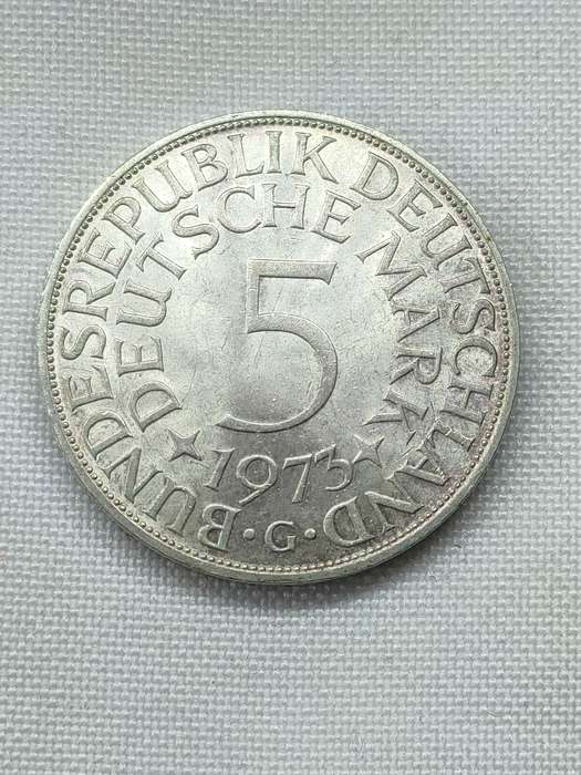 Bundesrepublik Deutschland 1973: 5 Mark (.625):