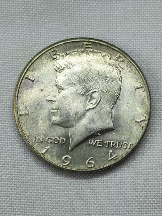 USA 1964: Kennedy Half Dollar (.900): Authorized by Congress following the JFK assassination
