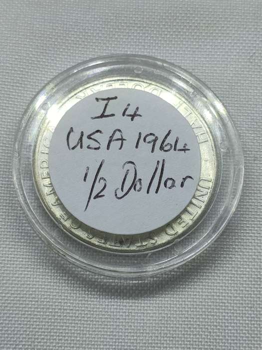 1964 USA Kennedy Half Dollar (.900): Authorized by Congress following JFK assassination