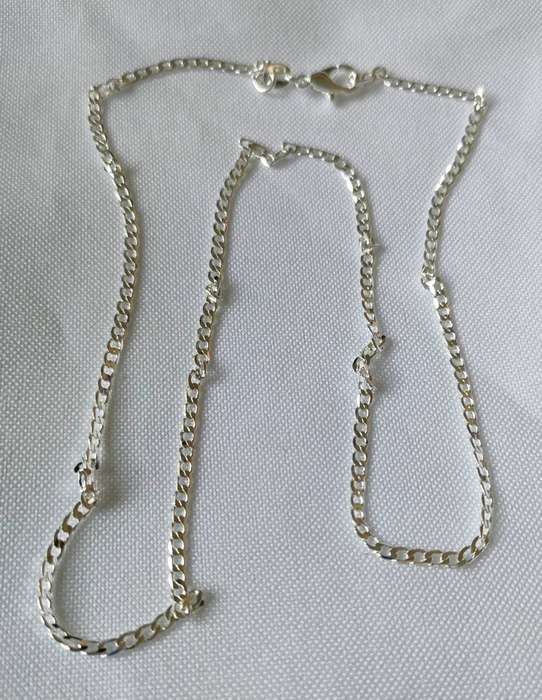 Sterling silver necklace- 925 stamped - 50 cm - 2.35g - well-designed