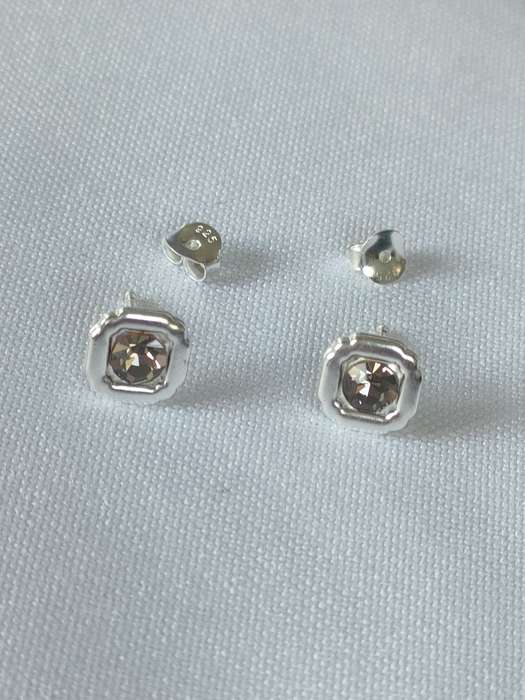 New Sterling Silver Austrian Crystal earrings: