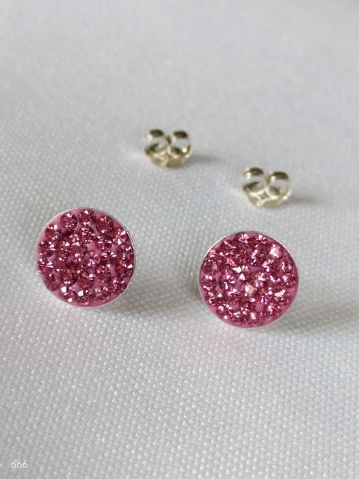 New Sterling Silver Austrian Crystal earrings: Gorgeous design