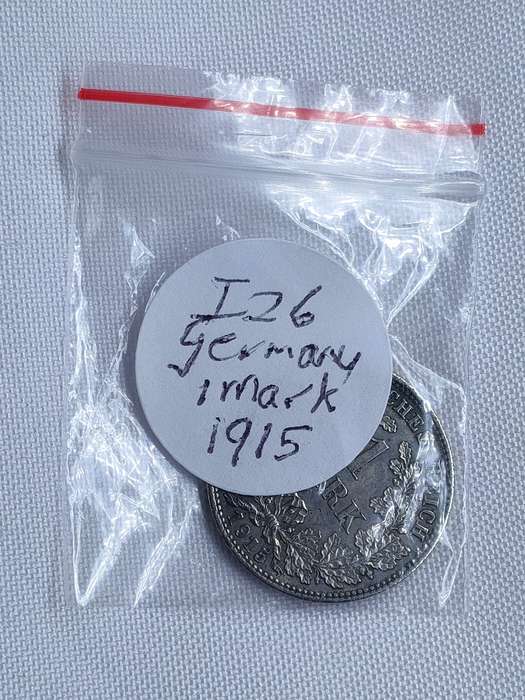 Deutsches Reich 1915: 1 Mark (.900):
