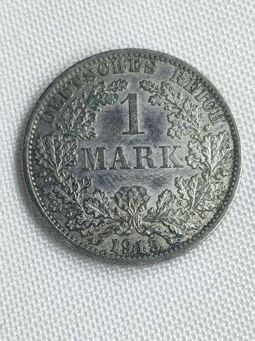 Deutsches Reich 1915: 1 Mark (.900): Very rare