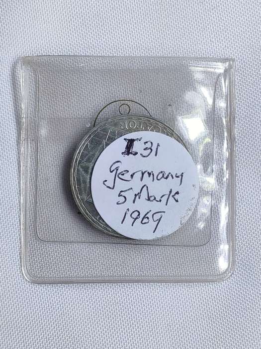 Bundesrepublik Deutschland 1969: 1 Mark (.625): Gerhard Mercator: Non-ciculating coin