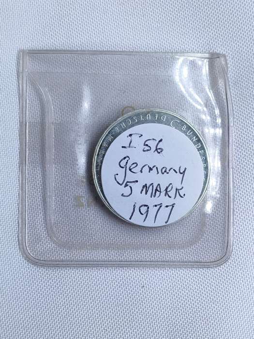 Bundesrepublik Deutschland 1977: 5 Mark (.625): Heinrich von Kleist: Non-circulating coin