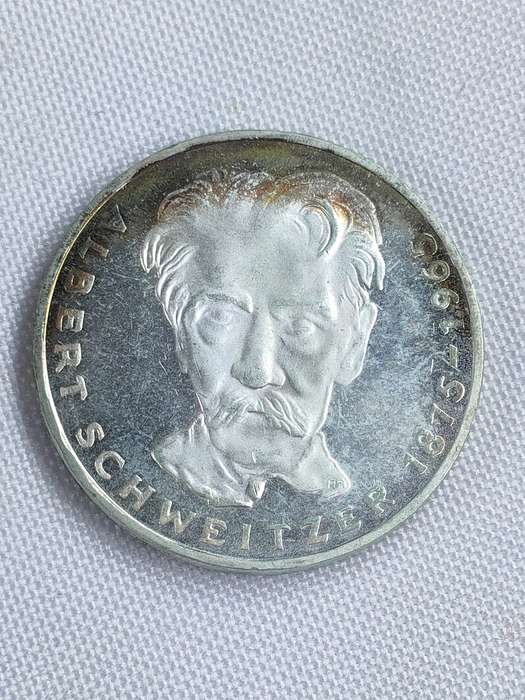 Bundesrepublik Deutschland 1975: 5 Mark (.625): Albert Schweizer: Non-circulating coin