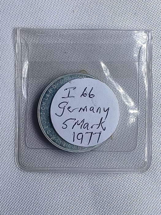 Bundesrepublik Deutschland 1977: 5 Mark (.625): Heinrich von Kleist: Non-circulating coin
