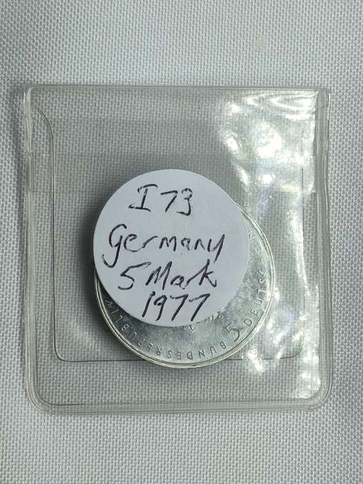 Bundesrepublik Deutschland 1977 : 5 Mark (.625): CF Gauss: Non-circulating coin