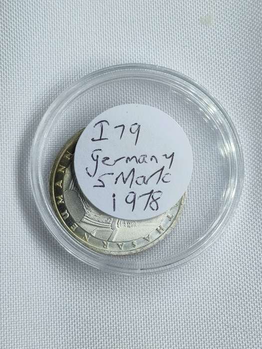 Bundesrepublik Deutschland 1978: 5 Mark (.625): Balthasar Neumann: Non-circulating coin